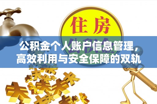 西港公积金个人账户信息管理，高效利用与安全保障的双轨并行